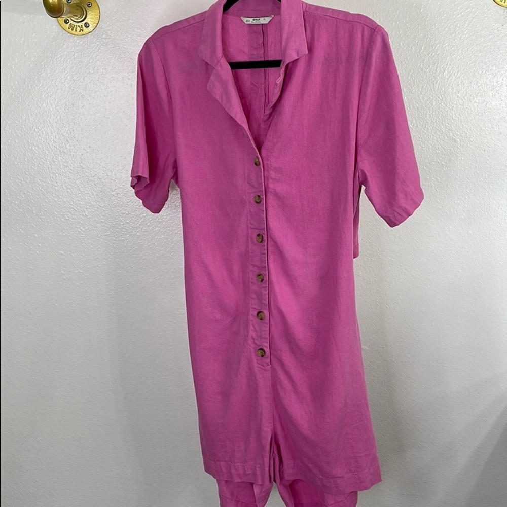 PRECIOUS. Pink romper